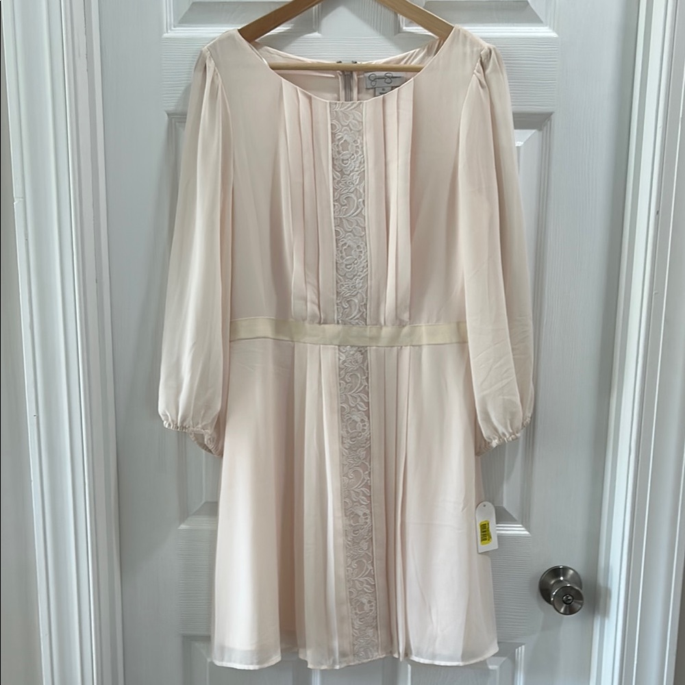 Jessica Simpson Cream Pink Dress